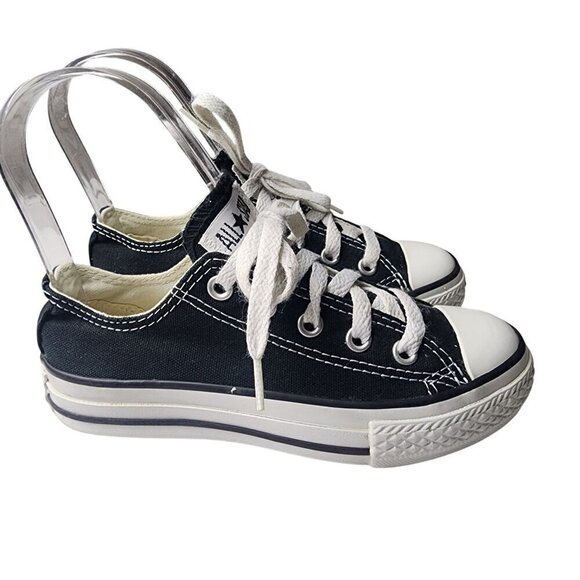 Converse Chuck Taylor All Star Low Top Black Toddler Kids Size 11.5 - Picture 1 of 11